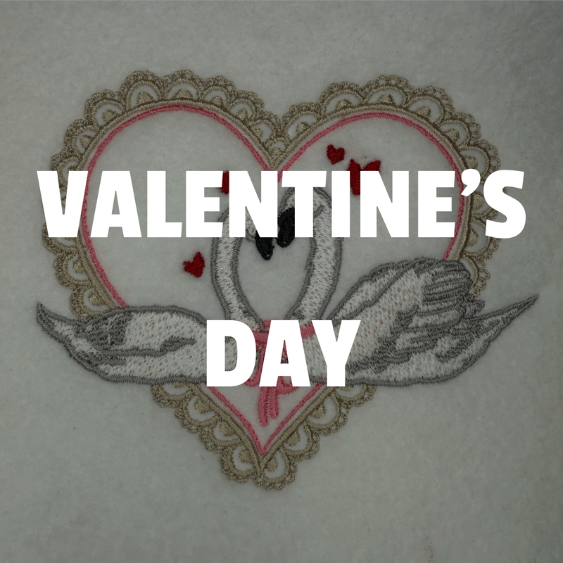 Valentine's Day Wreath Sashes