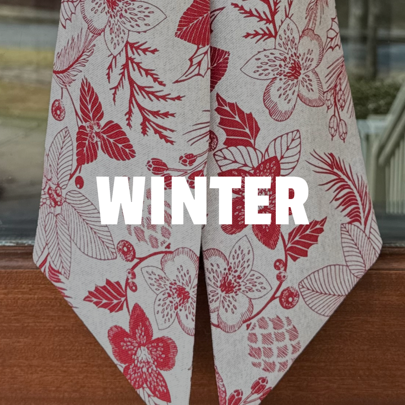 Winter Wreath Sashes